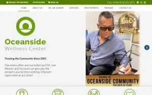 Oceanside Wellness Center website