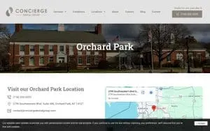 Concierge Dental Group Orchard Park website