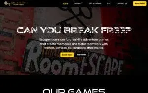 Race 2 Escape Myrtle Beach website