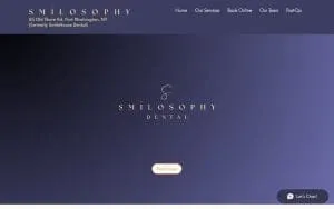 Smilosophy Dental website