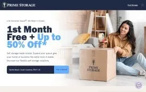 Prime Storage of Ronkonkoma website