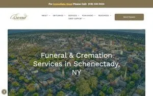 Bond Funeral Home website