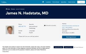 James Hadstate, MD
