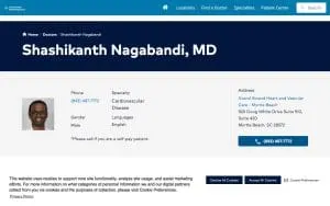 Shashikanth Nagabandi, MD website