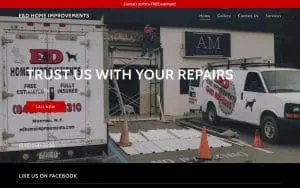 ED Home Improvements - Professional Home Improvements and Renovation Contractor website