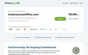 Anderson Law Office of Archdale website