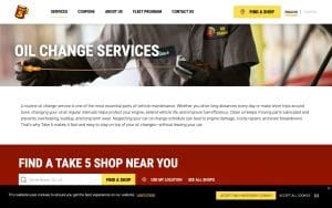 Take 5 Oil Change