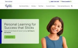 Sylvan Learning of Durham & Chapel Hill website