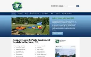 EZ Rentalz website