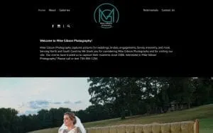 Mike Gibson Photography website