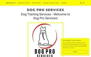 Dog Pro Services website