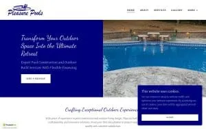 Pleasure Pools & Spas of Hickory website