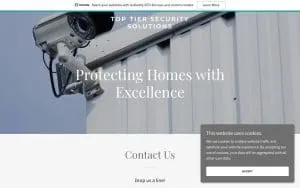 Top Tier Security Solutions of Huntersville website