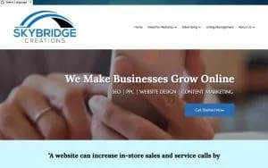 SkyBridge Creations website