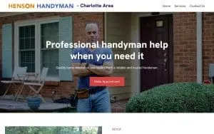 Henson Handyman website