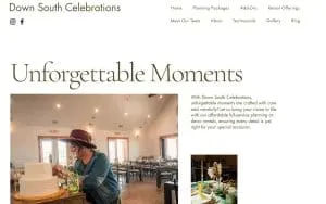 Down South Celebrations LLC of Morganton website