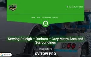 SV Tow Pro website