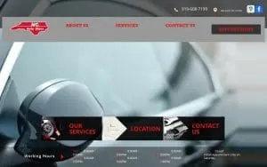 NC Auto Glass, LLC website