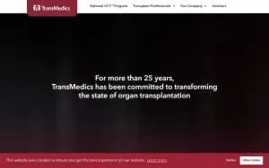 TransMedics of Raleigh website