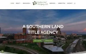A Southern Land Title Agency, LLC website