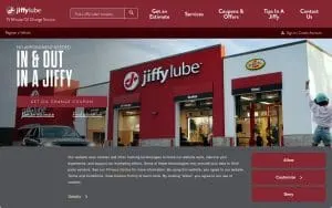 Jiffy Lube Oil Change of Spring Lake website