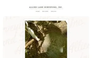 Allied Land Surveying of Winston-Salem website