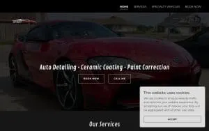 Sport Detailing website