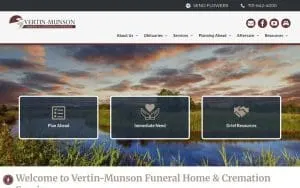 Vertin-Munson Funeral & Cremation Service website