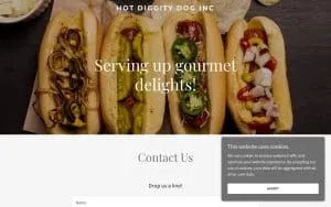 Hot Diggity Dog Inc website