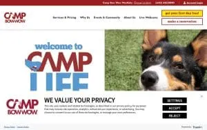 Camp Bow Wow Westlake website