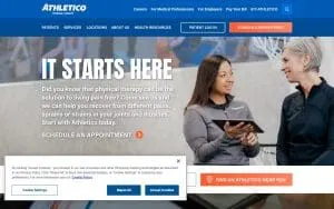Athletico Physical Therapy - Norton website