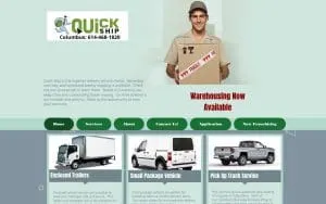 Quick Ship Delivery & Logistics website