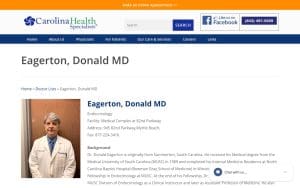 Dr. Donald C. Eagerton, MD