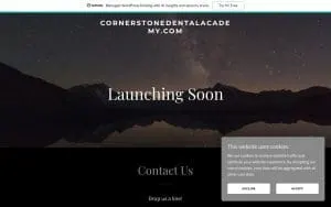 Cornerstone Dental Academy website