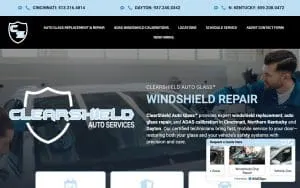 ClearShield Auto Glass website