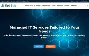 AhelioTech - Cincinnati Managed IT Services Company website