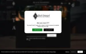 Black Diamond Brewery and Distillery website