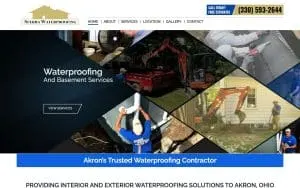Sferra Waterproofing LLC website