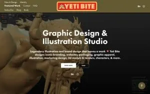 Yeti Bite website