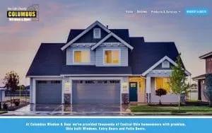 Columbus Window & Door website