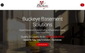 Buckeye Basement Solutions website