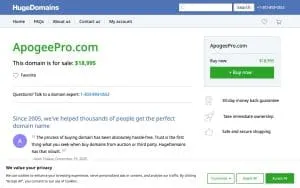Apogee Property Management website
