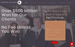Fortress Law Group, LLC website