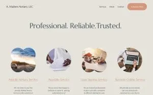 A. Maben Notary, LLC website