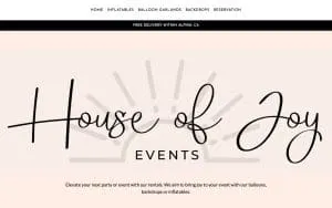 House of Joy website
