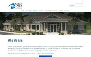 Fairborn Vision Center website