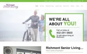 Richmont Terrace Assisted Living and Memory Care website