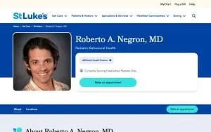 Dr. Roberto A. Negron, MD website