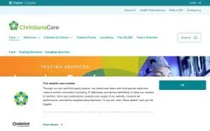 Christiana Hospital : Department of Radiology website