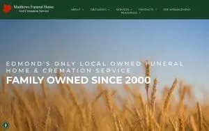 Matthews Funeral Home & Cremation Service website